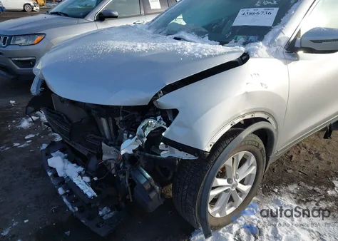 2016 Nissan Rogue Sv из США, поврежденный, VIN KNMAT2MV4GP647984